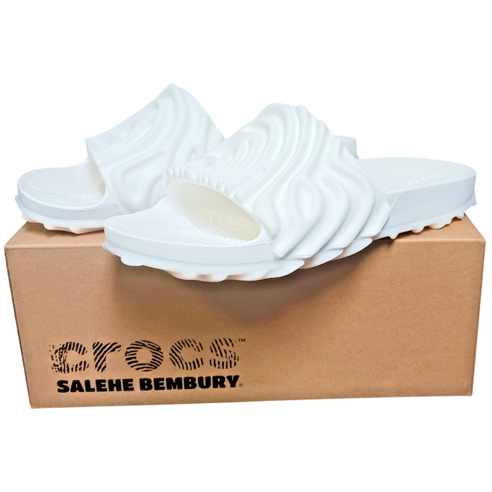Salehe Bembury x Crocs Pollex Slide Mayo 208685-1RO Fingerprint Design M8 / W10